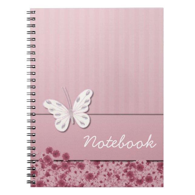 Cahier Papillon et Fleurs (Devant)