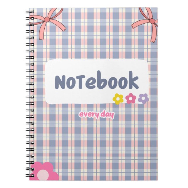 Cahier Pastel Mignon | Journal Esthétique Doux (Devant)
