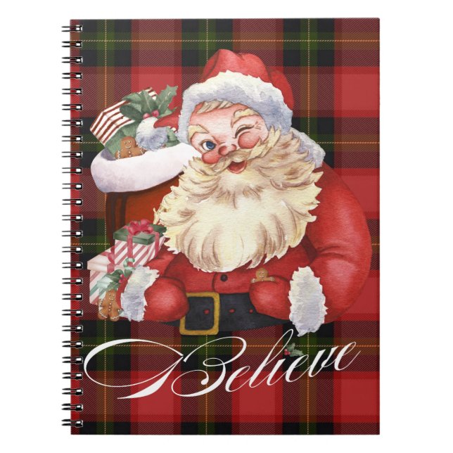 Cahier Père Noël Vintage (Devant)