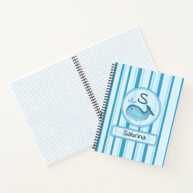 Cahier personnalisable Baleine Bébé Mignonne Rayur (Intérieur)
