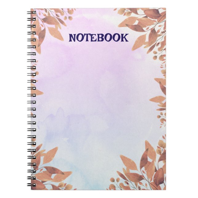 Cahier personnalisable | Élégant et fonctionnel (Devant)