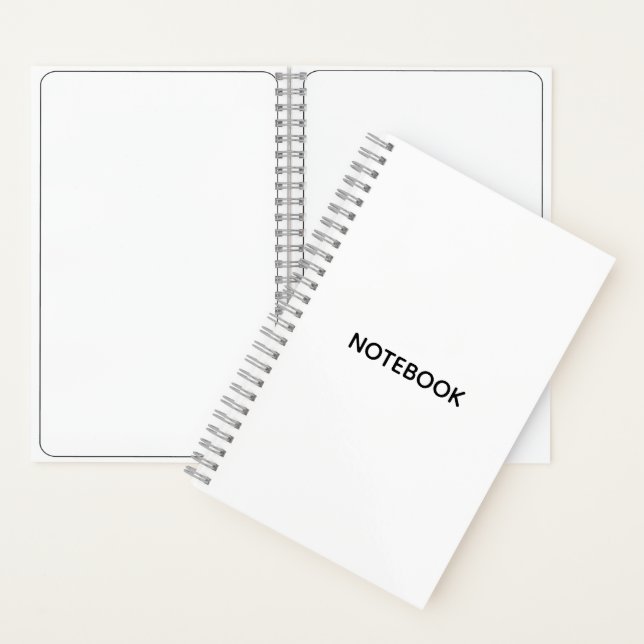 Cahier personnalisé | 5,5" x 8,5" Classique (À l'intérieur)