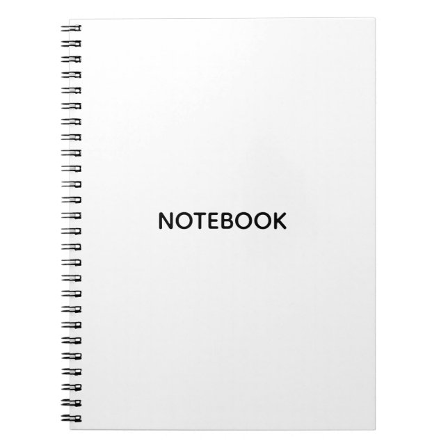 Cahier personnalisé | 6,5" x 8,75" Classique (Devant)