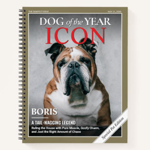 Cahier personnalisé avec couverture de magazine po