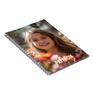 Cahier personnalisé avec nom personnalisé en scrip