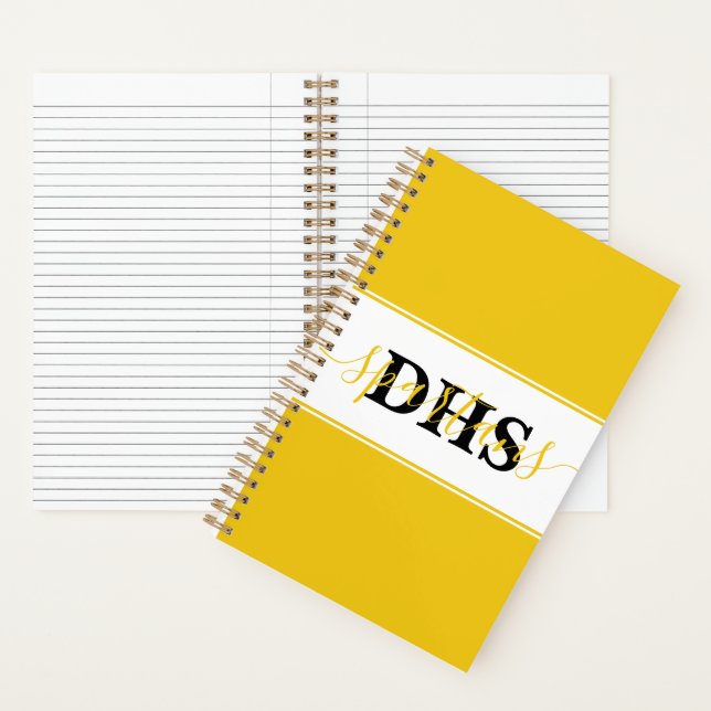 Cahier personnalisé bloc de couleur de l'école (À l'intérieur)