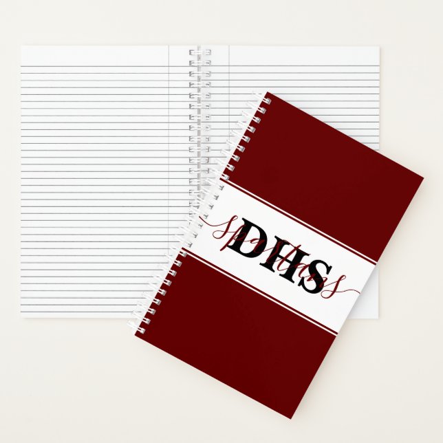 Cahier personnalisé bloc de couleur de l'école (À l'intérieur)