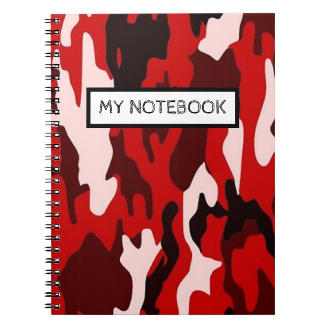 Cahier personnalisé - Camouflage (Devant)