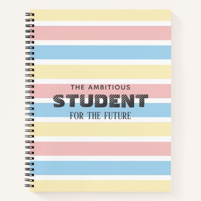 Cahier Personnalisé Colorblock (Devant)