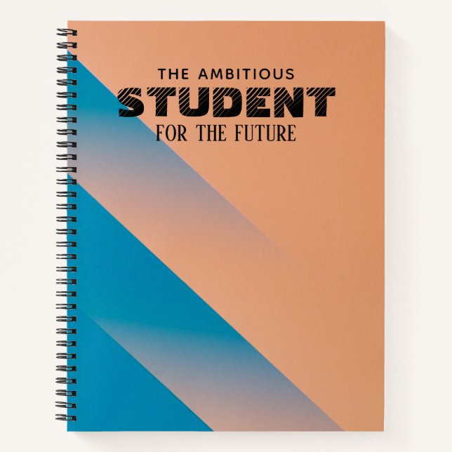 Cahier Personnalisé Coloré (Devant)