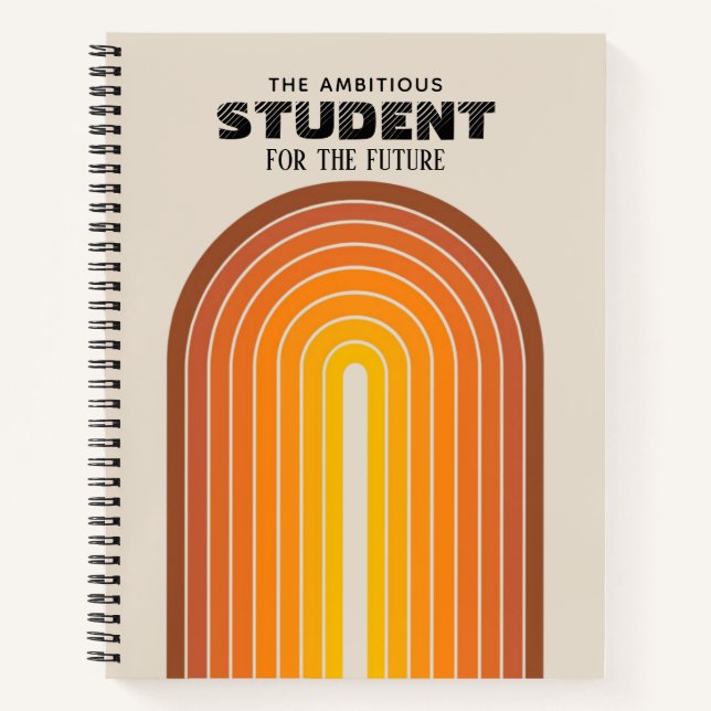 Cahier Personnalisé Coloré (Devant)