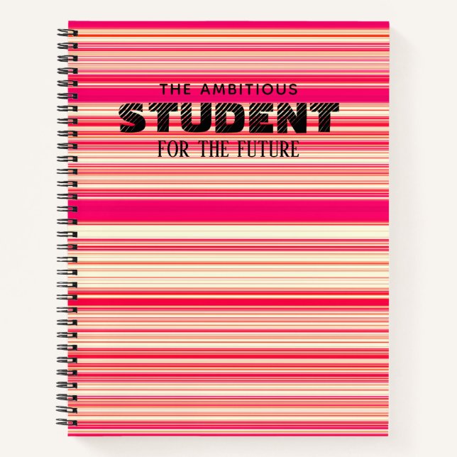 Cahier Personnalisé Coloré (Devant)
