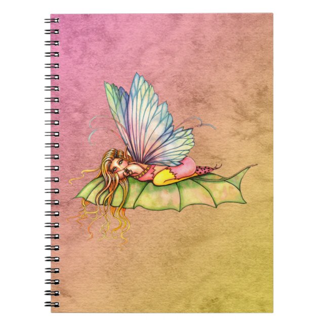 Cahier personnalisé de jolie fée (Devant)