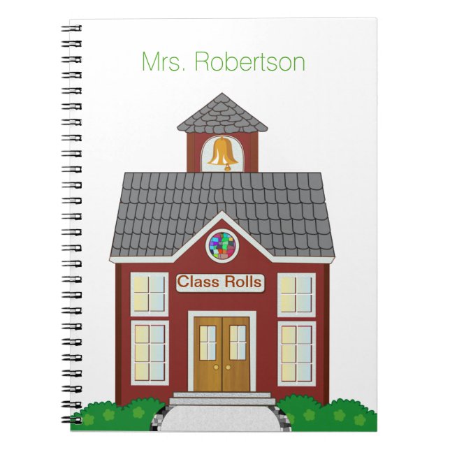 Cahier personnalisé de la maison de l'enseignant (Devant)