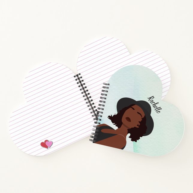 Cahier personnalisé de la Reine Afro-Américaine à  (Intérieur)