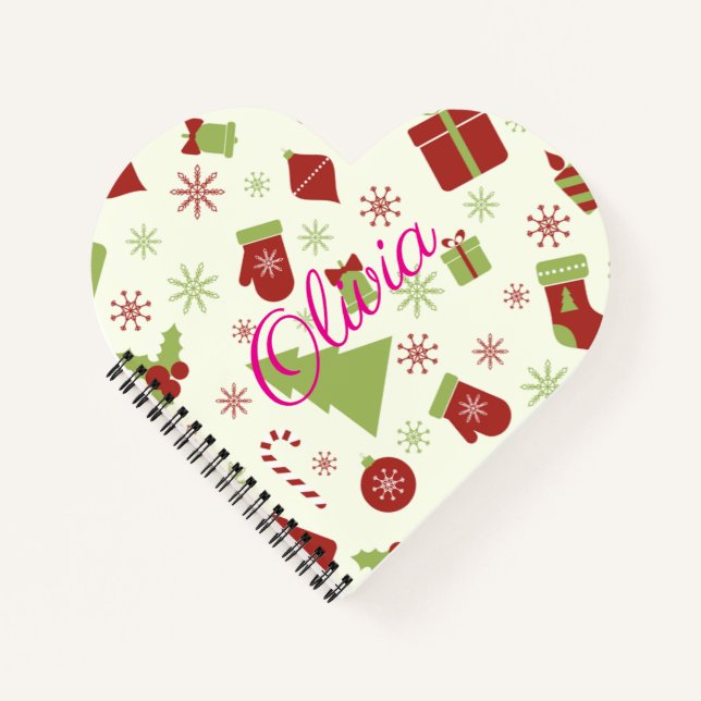 Cahier personnalisé de Noël  (Devant)