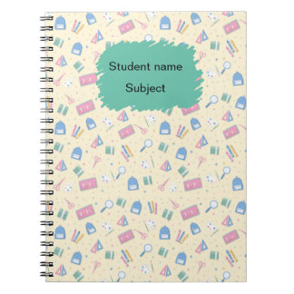 Cahier personnalisé de rentrée scolaire | Nom pers