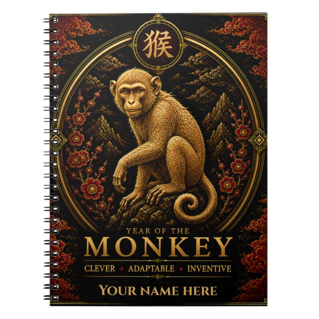 Cahier personnalisé du zodiaque de l'année du Sing (Devant)