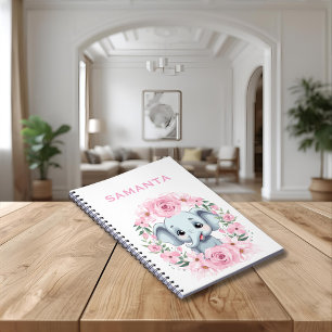 Cahier personnalisé éléphant