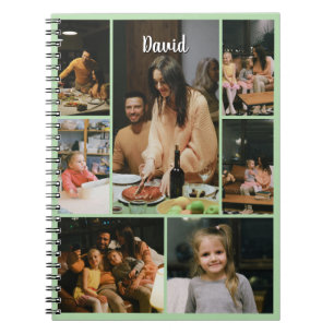 Cahier personnalisé en spirale avec photo et nom