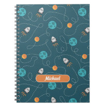 Cahier personnalisé en spirale Space Explorer