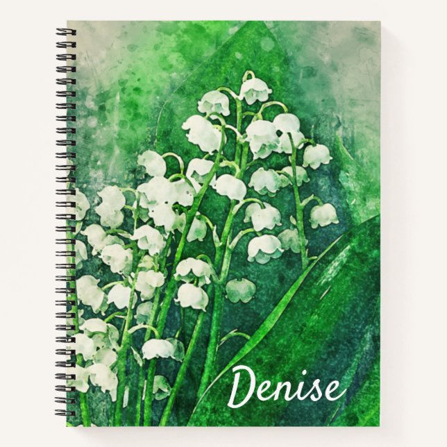 Cahier personnalisé Muguet (Devant)