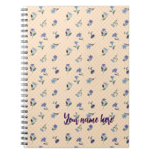 Cahier personnalisé Peachify Pastel Blooms