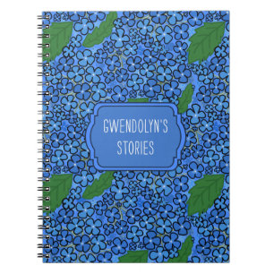 Cahier personnalisé pour étudiant à motif floral b