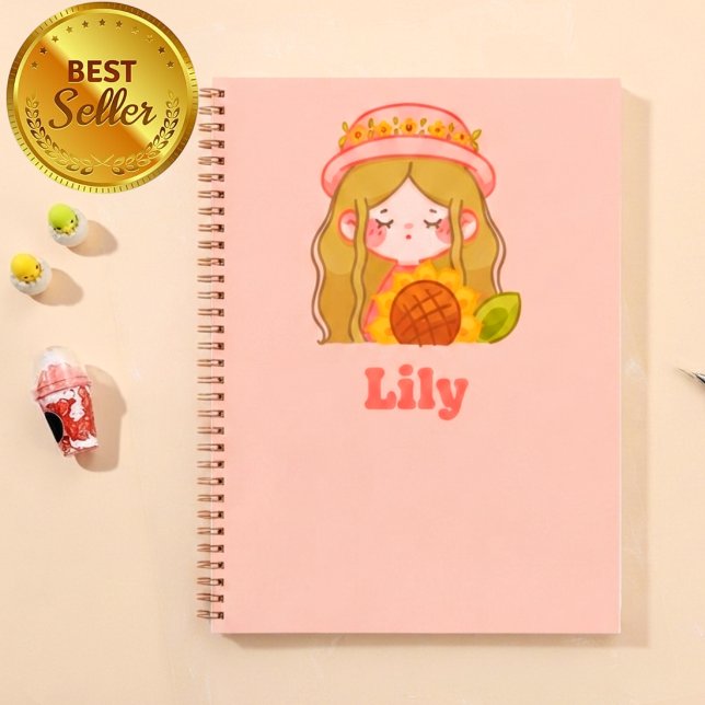Cahier personnalisé pour filles  (Créateur téléchargé)
