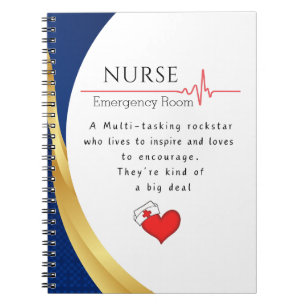 Cahier personnalisé pour infirmière spécialisée
