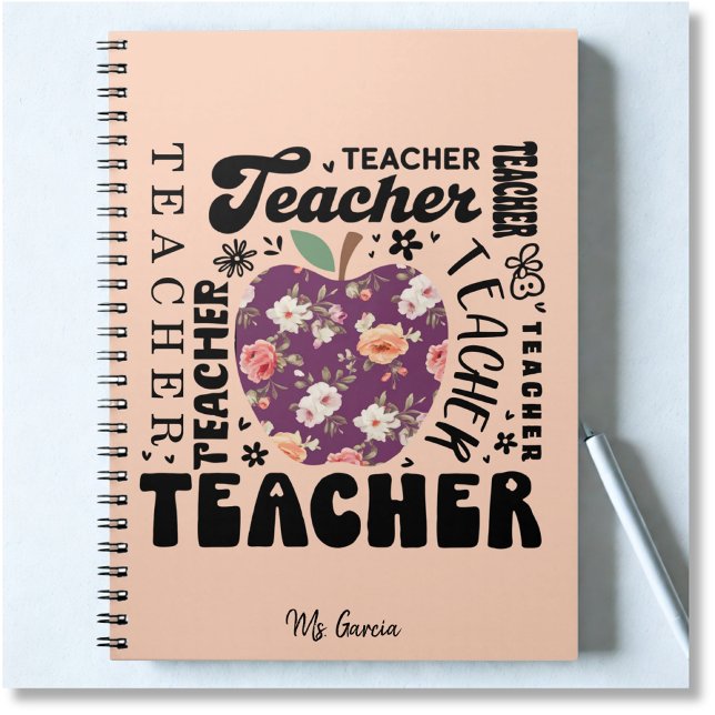 Cahier personnalisé pour l'enseignant (Créateur téléchargé)