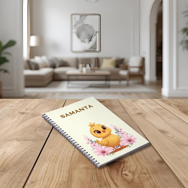 Cahier Personnalisé Poussin (Créateur téléchargé)
