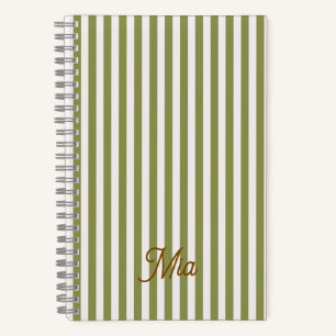 Cahier Personnalisé Rayé Nom Personnalisé