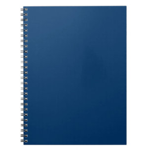 Cahier personnalisé spirale bleu minuit – Commande