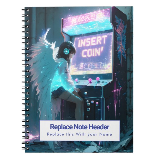 Cahier personnalisé sur le thème de l'anime (Devant)