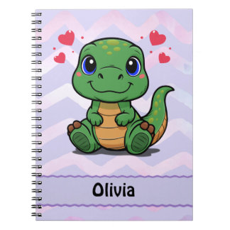 Cahier personnalisé T-Rex dinosaure