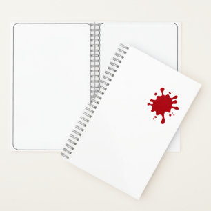 Cahier personnalisé Tomato Red Splash