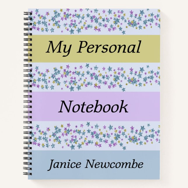 Cahier personnel en pastels (Devant)
