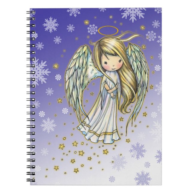 Cahier Petits anges flocons de neige (Devant)