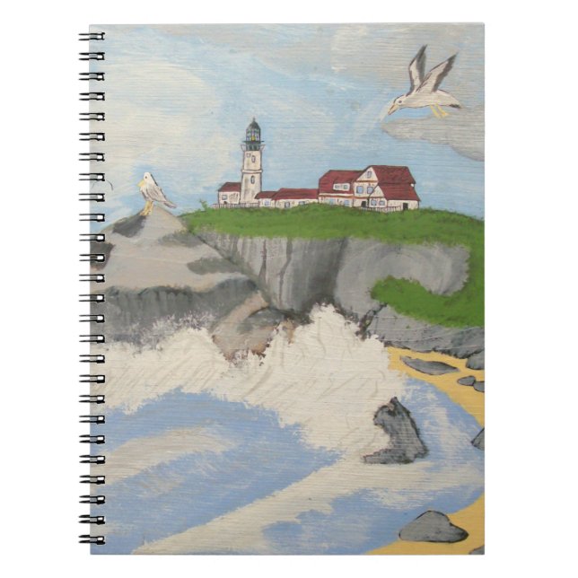Cahier Phare au bord de la mer (Devant)
