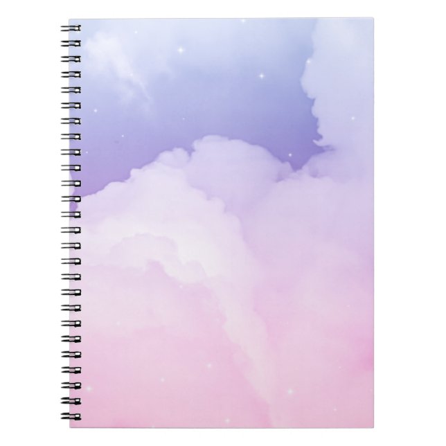 Cahier photo à spirale aquarelle rose (80 pages) (Devant)