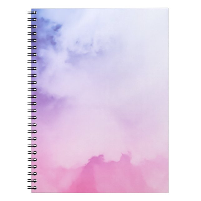 Cahier photo à spirale aquarelle rose (80 pages) (Devant)