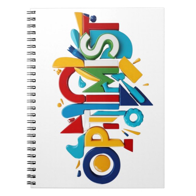 Cahier photo à spirale Cadeau optimiste (Devant)