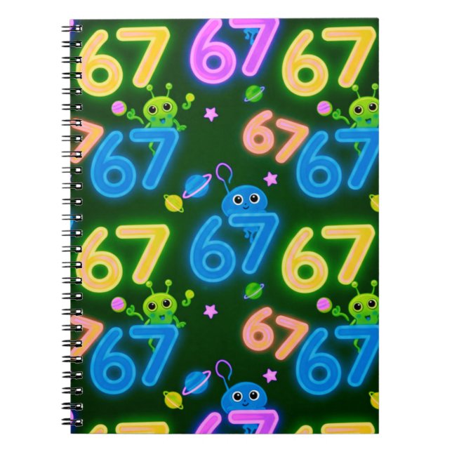 Cahier photo en spirale 67 avec des extraterrestre (Devant)