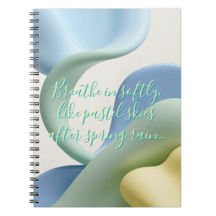 Cahier photo en spirale au graphisme élégant