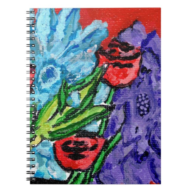 Cahier photo en spirale Bouquet floral (Devant)