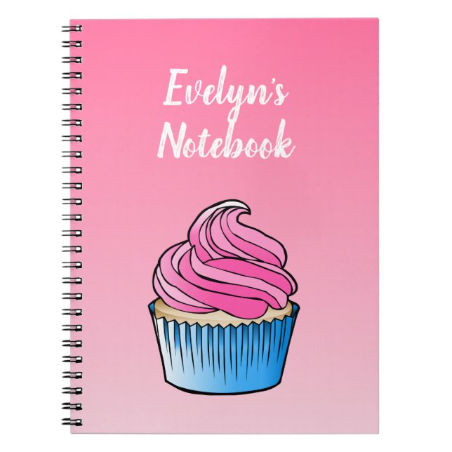 Cahier photo en spirale Cupcake (Devant)