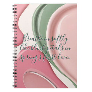 Cahier photo en spirale dans un graphique élégant