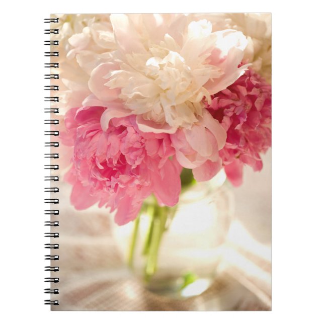 Cahier photo floral rose (80 pages B&W) (Devant)