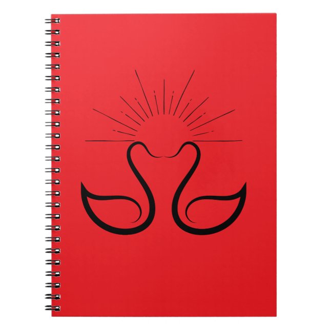 Cahier photo spirale cygne (Devant)
